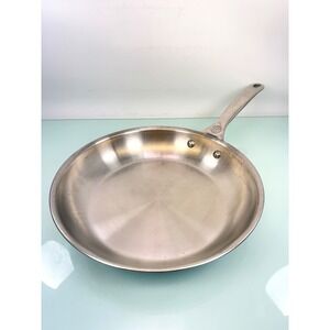 Le Creuset 10" Stainless Steel Fry Pan Skillet 26cm Portugal Cookware N20047